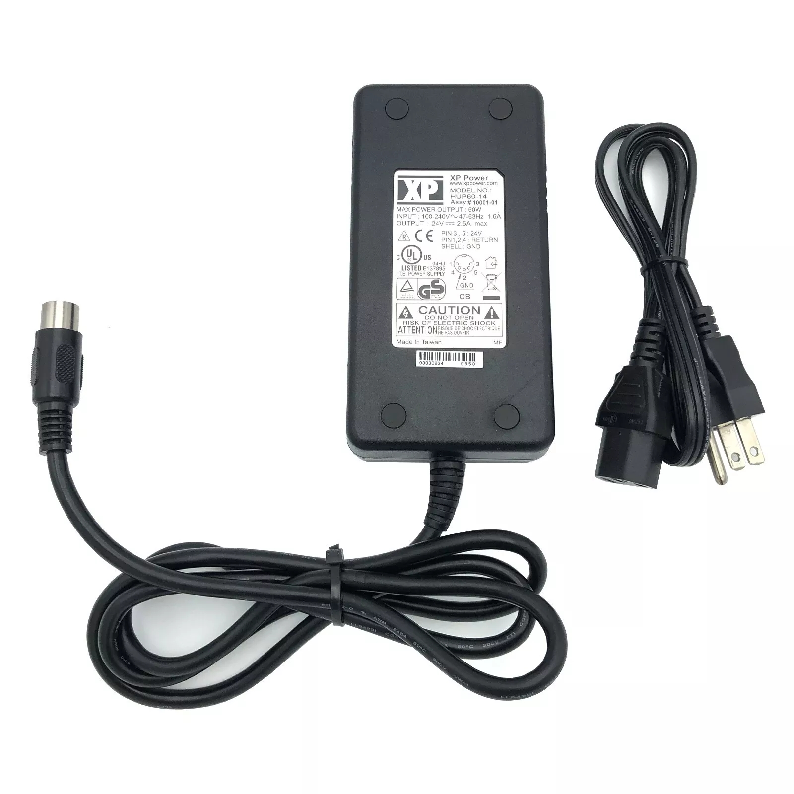 *Brand NEW*Genuine XP Power HUP60-14 24V 2.5A AC Adapter Power Supply 5Pin - Click Image to Close